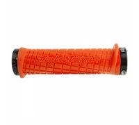ODI Troy Lee Designs Lock-on Grips with Clamps - Orange/Black