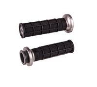 ODI V-Twin Lock-on™ Hart-Luck Signature Full-Waffle Grip Set (Throttle By Wire)- Harley Davidson 2008-, black