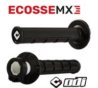 ODI V2 Lock-On Half Waffle Soft Black Grips Suzuki RM125 RM250 2000-2010