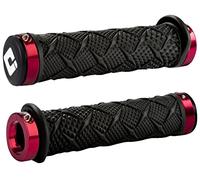 ODI X-Treme Lock-On ATV Hand Grips - Black/Red Clamps/One Size