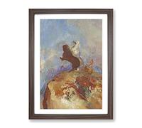 Odilon Redon Apollo Classic Painting Framed Print | A2 Walnut Framed Wall Art | Ready to Hang | Classic Historical Picture | Living Room Bedroom Lounge Office