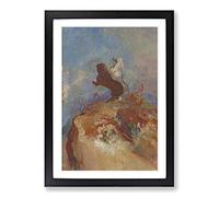 Odilon Redon Apollo Framed Print | A2 Black Framed Wall Art | Ready to Hang | Modern Nature Picture | Living Room Bedroom Lounge Office