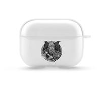 Odin God Vikings Ravens Case Cover Compatible with AirPods Pro TPU Transparent Shell