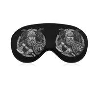 Odin God Vikings Ravens Sleep Eye Mask Night Shade Cover Soft Adjustable for Travel Naps