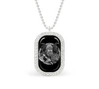 Odin God Vikings Ravens Women's Necklaces Pendant Necklace Fashion Diamond Jewelry with Chain