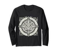 Odin Mythology God Valkyrie Valhalla Raven Nordic Thor Long Sleeve T-Shirt