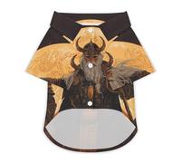 Odin Nordic Dog Shirts Summer Pet Clothes Comfort T-Shirts Short Sleeveless Top for Cats Dogs 3XL