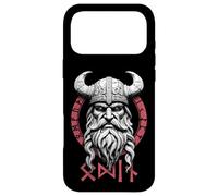 Odin Nordic God Viking Wood Carving Norse Mythology Runes Case for iPhone 17 Pro Max