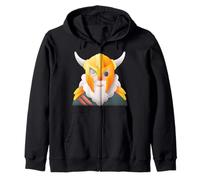 Odin Norse Mythology God Valkyrie Valhalla Viking Zip Hoodie