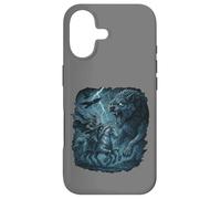 Odin on Sleipnir vs Fenrir Ragnarok Gungnir Norse Myth Vikin Case for iPhone 17
