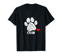 Odin Pet name Dog Lover Puppy Odin Name Tag Love Odin T-Shirt