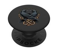 Odin Raven Celtic Viking Valhalla Pagan PopSockets Adhesive PopGrip