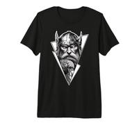 Odin Raven Norse Viking Valhalla King Premium T-Shirt