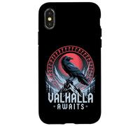 Odin Ravens Huginn & Muninn Vegvísir Vikings Myth Case for iPhone X/XS