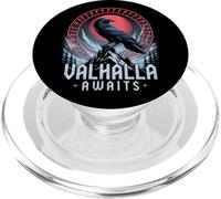 Odin Ravens Huginn & Muninn Vegvísir Vikings Myth PopSockets PopGrip for MagSafe