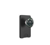 Odin Ravens Viking Shield Celtic Knotwork Teal Rune Dark PopSockets PopWallet for MagSafe