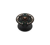 Odin Ravens Viking Shield Copper Celtic Knotwork Teal Rune PopSockets Adhesive PopGrip
