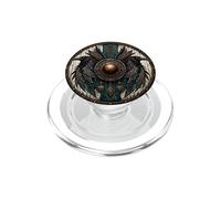 Odin Ravens Viking Shield Copper Celtic Knotwork Teal Rune PopSockets PopGrip for MagSafe