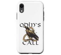 Odin’s Call Raven and Triquetra Norse Pagan Viking Symbol Case for iPhone XR