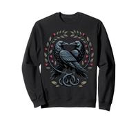 Odin’s Ravens Huginn and Muninn - Viking Celtic Knot Sweatshirt