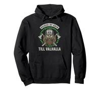Odin the Viking Valhalla Axes Celtic Runes Norse Mythology Pullover Hoodie