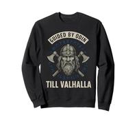 Odin the Viking Valhalla Axes Celtic Runes Norse Mythology Sweatshirt
