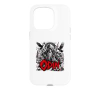 Odin Viking Norse God Ravens Wolves Valhalla Case for iPhone 15 Pro