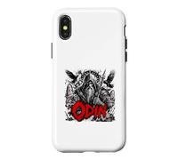 Odin Viking Norse God Ravens Wolves Valhalla Case for iPhone X/XS