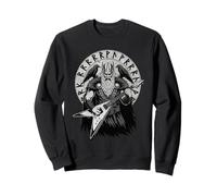 Odin Viking Warrior with Electric Guitar Rock and Roll Man Sweatshirt