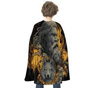 Odin Wolf Myth Men Halloween Capes Costumes | Adult Polyester Christmas Cosplay Dress Up