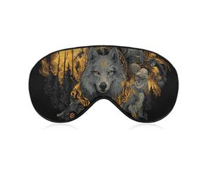 Odin Wolf Myth Sleep Eye Mask Night Shade Cover Soft Adjustable for Travel Naps
