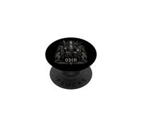 Odin Wolves Ravens Odins Wotan Nordic Viking God Viking PopSockets Adhesive PopGrip