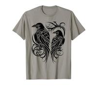Odins Raven Norse Mythology Viking Birds Celtic Knots Asgard T-Shirt
