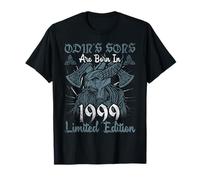 Odin's Sons Are Born In 1999 Viking 25th Birthday T-Shirt