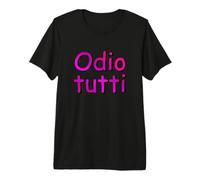 Odio Tutti, dal Primo all'ultimo. Divertente Comic Sans vC_P Premium T-Shirt