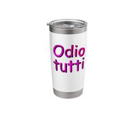 Odio Tutti, dal Primo all'ultimo. Divertente Comic Sans vC_P Stainless Steel Insulated Tumbler