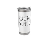 Odio Tutti, dal Primo all'ultimo. Divertente Comic Sans vC_W Stainless Steel Insulated Tumbler