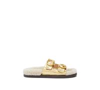 Odissì Yuki buckle leather sandals - Gold 36-37-38-39-40-41