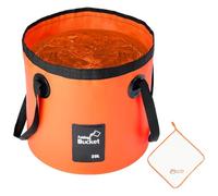 OdiuK Folding Bucket, 20L Handy Folding Bucket, Easy to Clean for Camping, Outdoor Portable Lightweight Buckets for Traveling Fishing Hiking Camping Boating