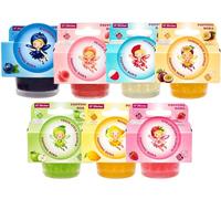 O'Divine Popping Boba 7 Pack 130g Assorted Flavour - Ready to Use Fruit Popping Pearls for Bubble Tea, Drinks, Desserts & Cocktails - Blueberry, Lychee, Strawberry, Peach, Mango, Green Apple & Passion