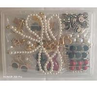 Odiwellan Shoe Charms & Sock Charms - Gold, Red & Black Pins for Sneakers, Junk Socks & Denim, Easy Install Alloy Jewelry Pins for Women & Girls