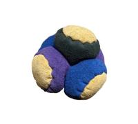 ODJOY-FAN 2026 Soccer Hacky Footbag - Panel Spiral Pellet Filled Footbag Ball, Soft Durable Soccer Style Kick Bag for Foot Coordination Training, Indoor & Outdoor Play