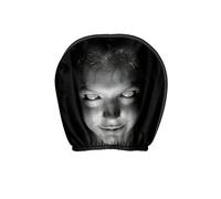 ODJOY-FAN Ghost Face Headrest Covers Scary for Cars Funny Cartoon Cover Halloween Creative Smiling Car Devil Eye Faces Seat Spooky Polyester Design Stretchable Fabric Horrible Set Big Grinning