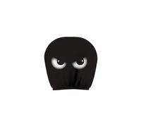 ODJOY-FAN Ghost Face Headrest Covers Scary for Cars Funny Cartoon Cover Halloween Creative Smiling Car Devil Eye Faces Seat Spooky Polyester Design Stretchable Fabric Horrible Set Big Grinning
