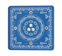 ODJOY-FAN Mahjong Mat for Table Rubber American Mahjong Mat with Rules, Non Slip Noise Reduction Game Table Cover for Mahjong, Poker, Board, Card, Tile Games