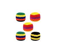ODJOY-FAN Soccer Hackys Footbag Sacks - Soft Plush Footbags for Adults - Durable Fleece Juggling Balls - Vibrant Sports Design for Indoor & Outdoor Play, Party Favors, and Coordination Training