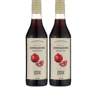 ODK Grenadine Syrup | Pomegranate Flavor, Cocktails, Coffee, Iced Tea, Cooking, Baking and Desserts | 75 ottle (Pack of 2)