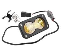 ODKBFG For Sur-Ron For Segway For Talaria Plug N Play 20W LED Headlight Switch White Spot Flood Pod Motorcycle Headlamp(Yellow Light)