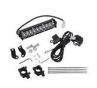 ODKBFG LED Light Bar Headlight Kit With Mounting Brackets And Switch 7/8" 22mm Handlebars For KLX110 For KLX110L 2010-2021 Motorcycle Headlamp