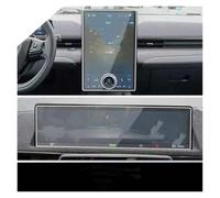 ODKBFG Screen Protector For Mustang Mach-E Screen Protection Film Navigation GPS LCD Dashboard Tempered Glass Protector Anti-scratch HD 2021-2022(2pcs Sets)